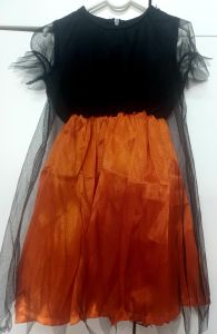 Kids Costumes to Hire - Orange & black dress - TODDLER